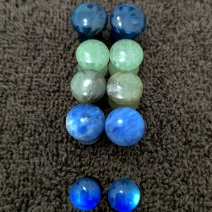00g & 2g Variety Precious Stone Glass Plugs